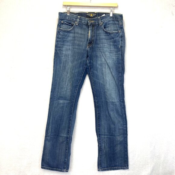 Lucky Brand Men's Straight Jeans - Blue 33x32- 221 Style - Picture 1 of 16